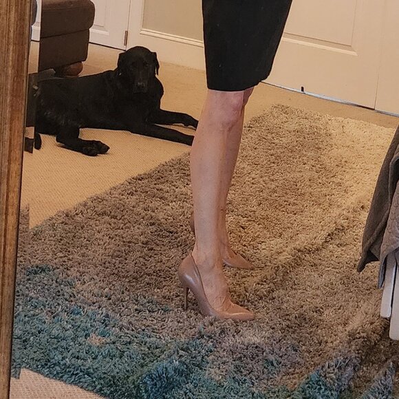 Steve Madden Nude Pointed-Toe Stiletto Pumps – Size 9  Classic nude - Picture 3 of 10